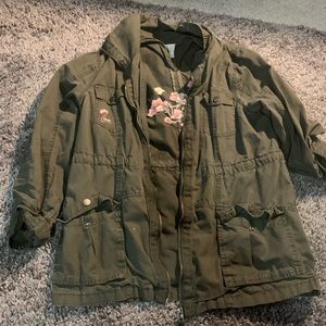 Women’s Vintage Embroidered Cargo Jacket